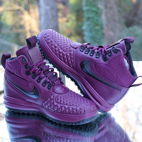 Nike Lunar Force 1 Duckboot Burgundy - Picture 8 of 15